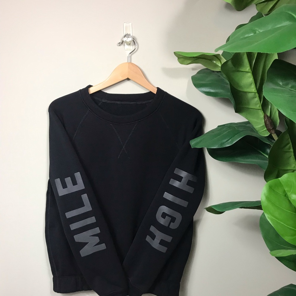 lululemon athletica Black Sweatshirt